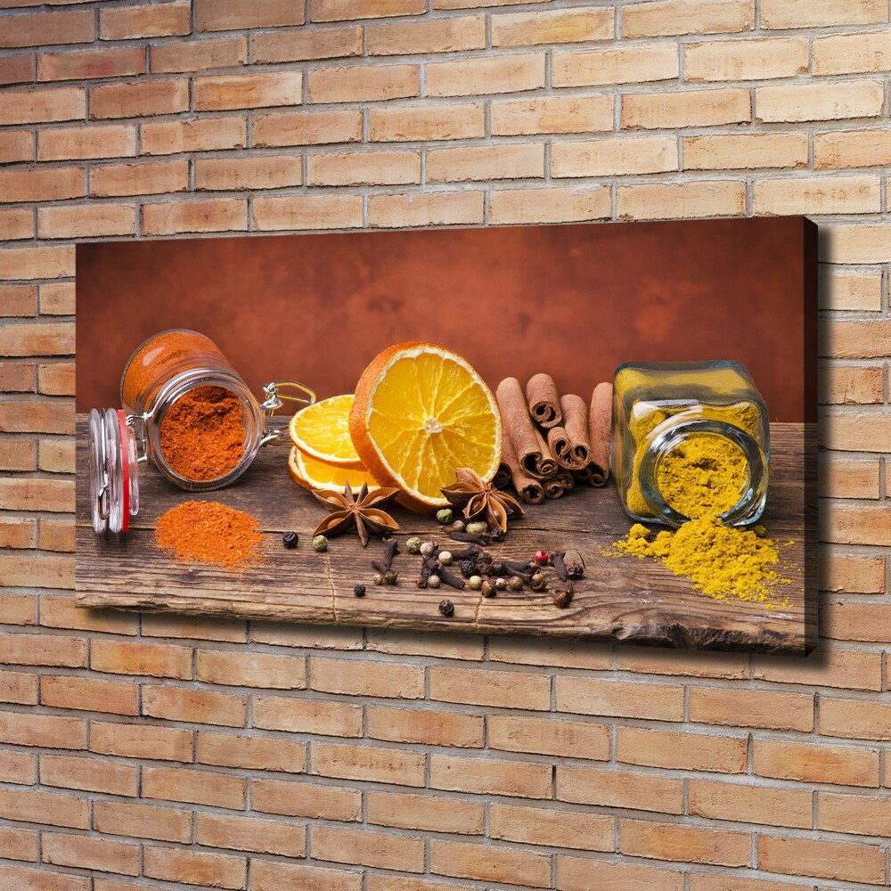 Canvas wall art A mixture of spices