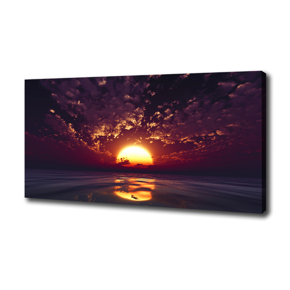 Canvas wall art Sunset