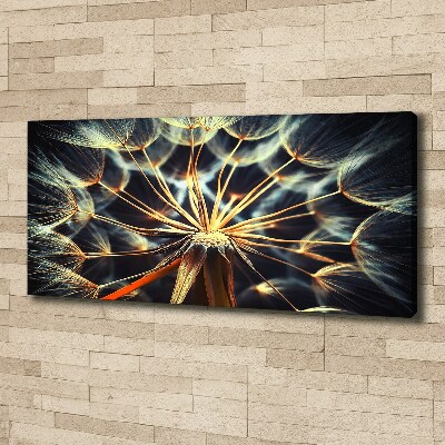 Canvas wall art dandelions