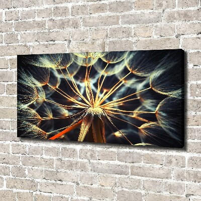 Canvas wall art dandelions