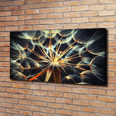 Canvas wall art dandelions