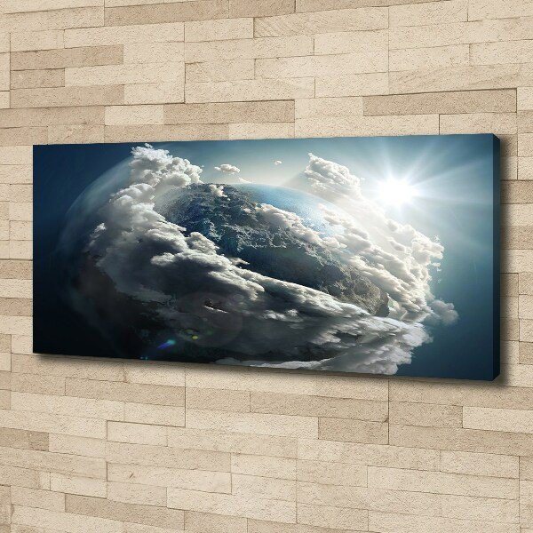 Canvas wall art Planet Earth