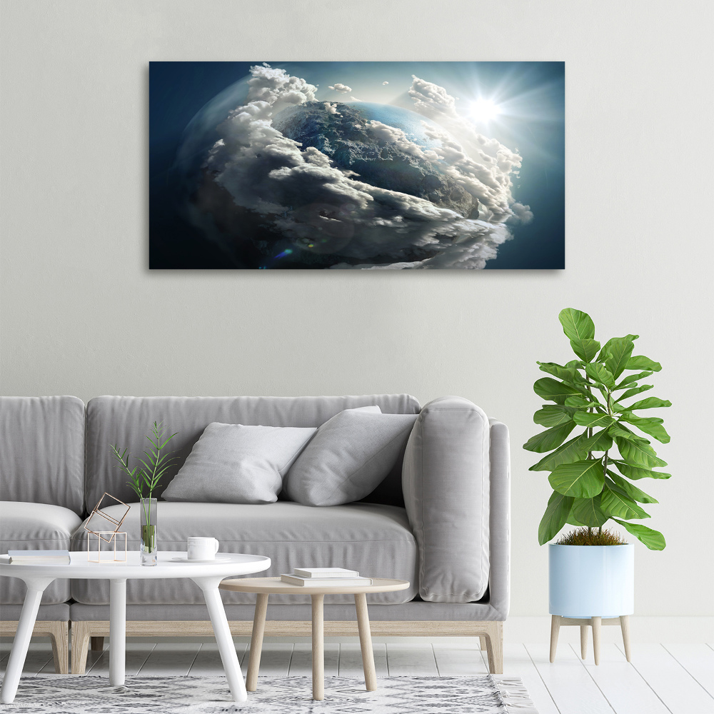 Canvas wall art Planet Earth