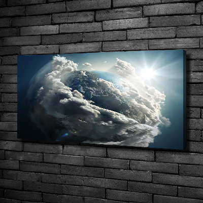 Canvas wall art Planet Earth