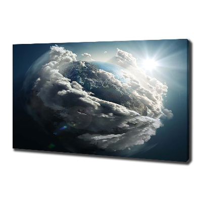 Canvas wall art Planet Earth