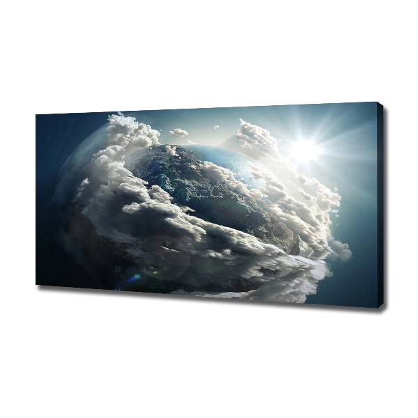 Canvas wall art Planet Earth