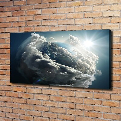 Canvas wall art Planet Earth