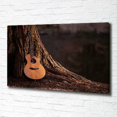 Canvas wall art Acoustic guitar