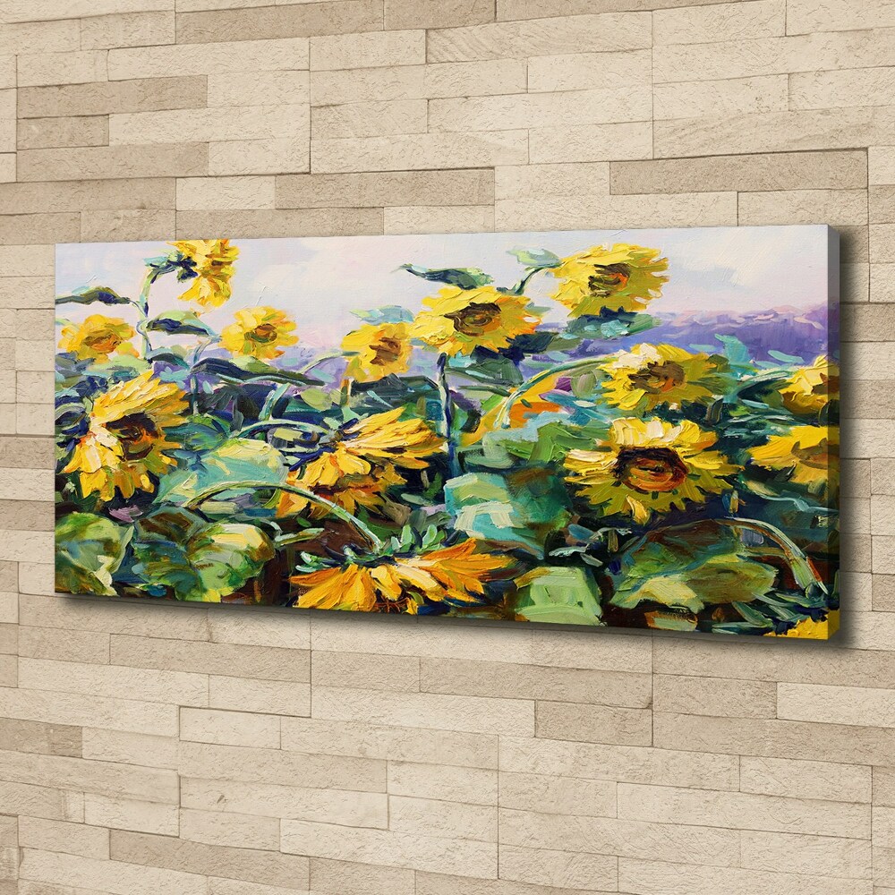 Canvas wall art Sunflowers