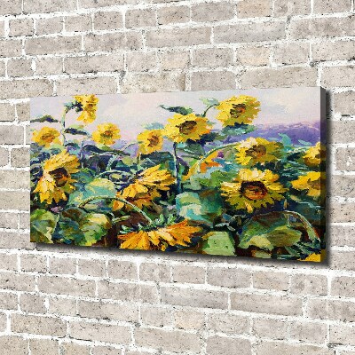 Canvas wall art Sunflowers