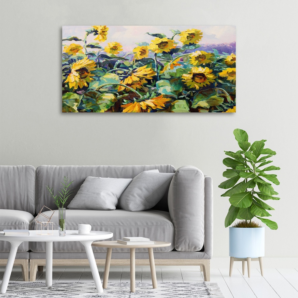 Canvas wall art Sunflowers