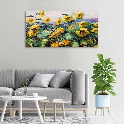 Canvas wall art Sunflowers