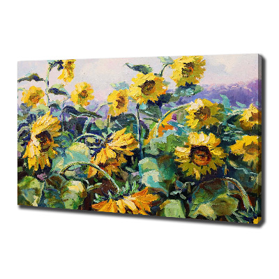 Canvas wall art Sunflowers