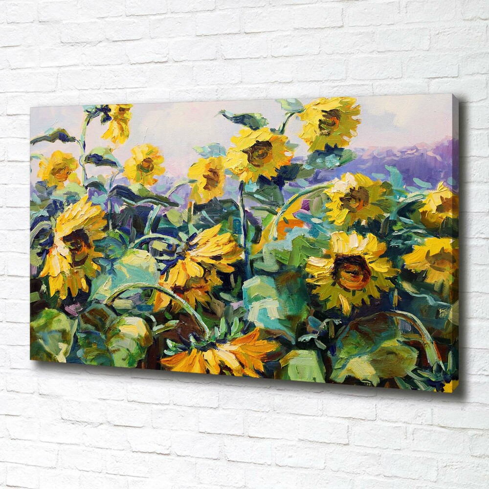 Canvas wall art Sunflowers