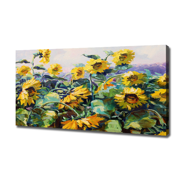 Canvas wall art Sunflowers