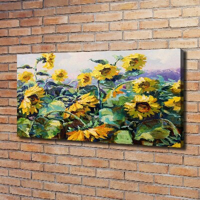 Canvas wall art Sunflowers