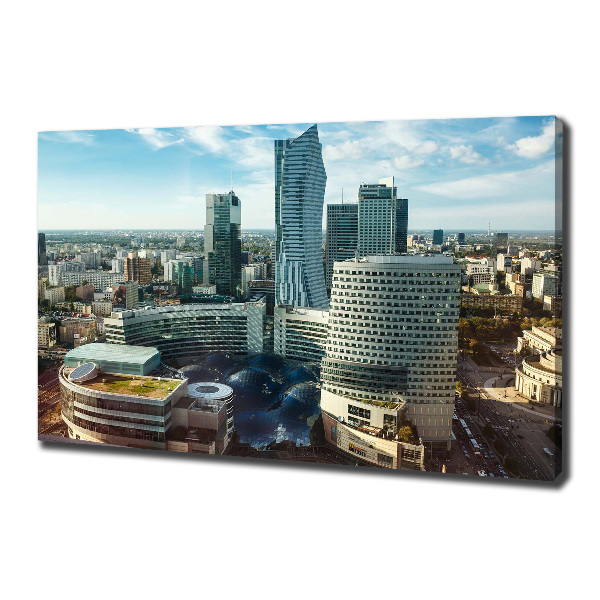 Canvas wall art Warsaw Poland