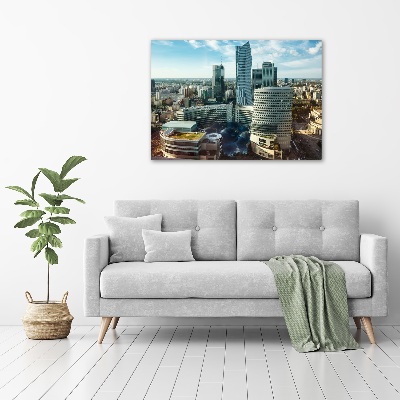 Canvas wall art Warsaw Poland