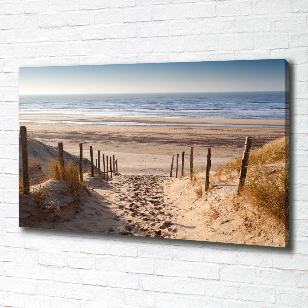 Canvas wall art Coastal dunes