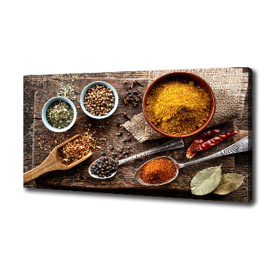 Canvas wall art A mixture of spices