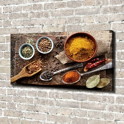 Canvas wall art A mixture of spices