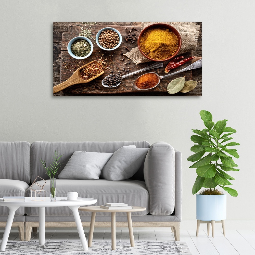 Canvas wall art A mixture of spices