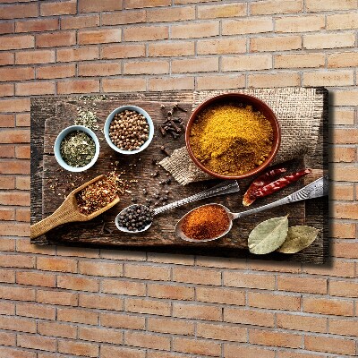 Canvas wall art A mixture of spices