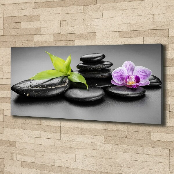 Canvas wall art Zen stones