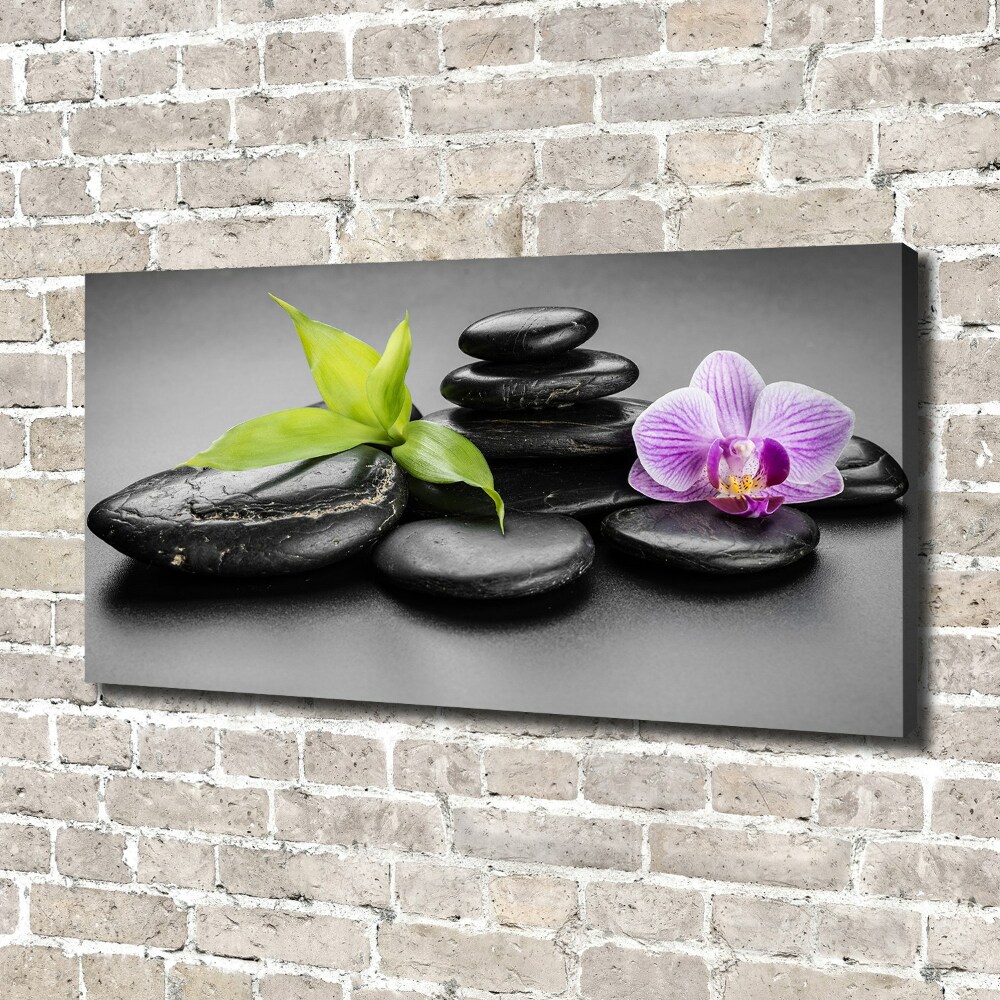 Canvas wall art Zen stones