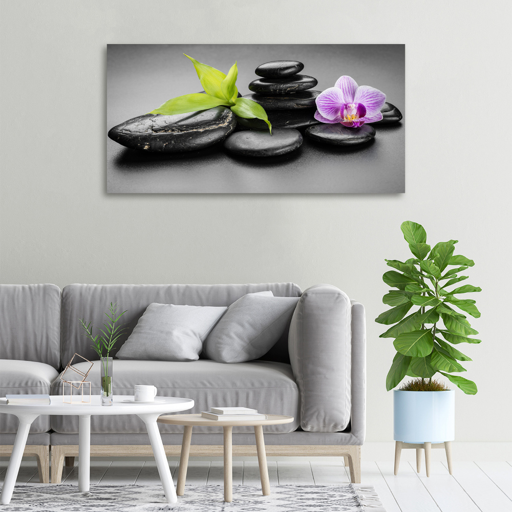 Canvas wall art Zen stones