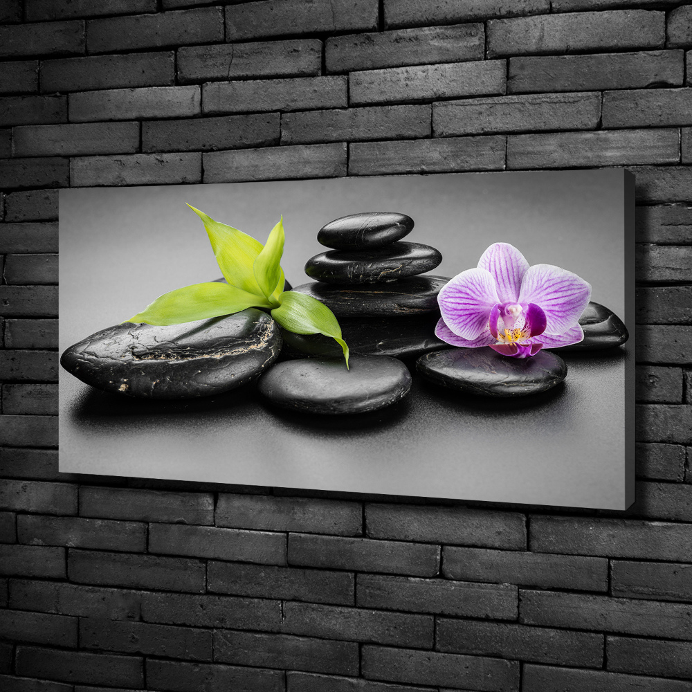 Canvas wall art Zen stones