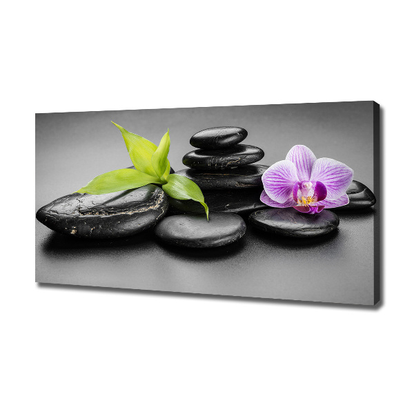 Canvas wall art Zen stones