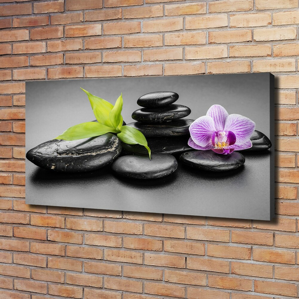 Canvas wall art Zen stones