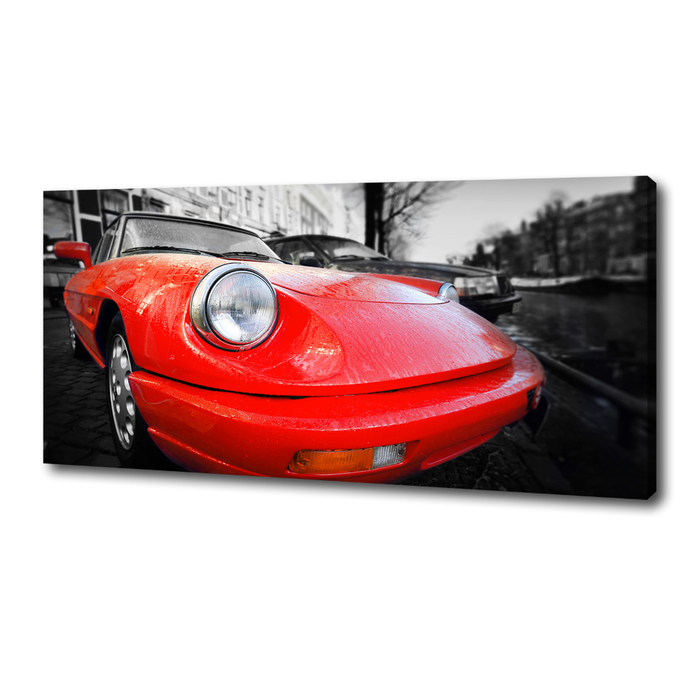 Canvas wall art Classic car