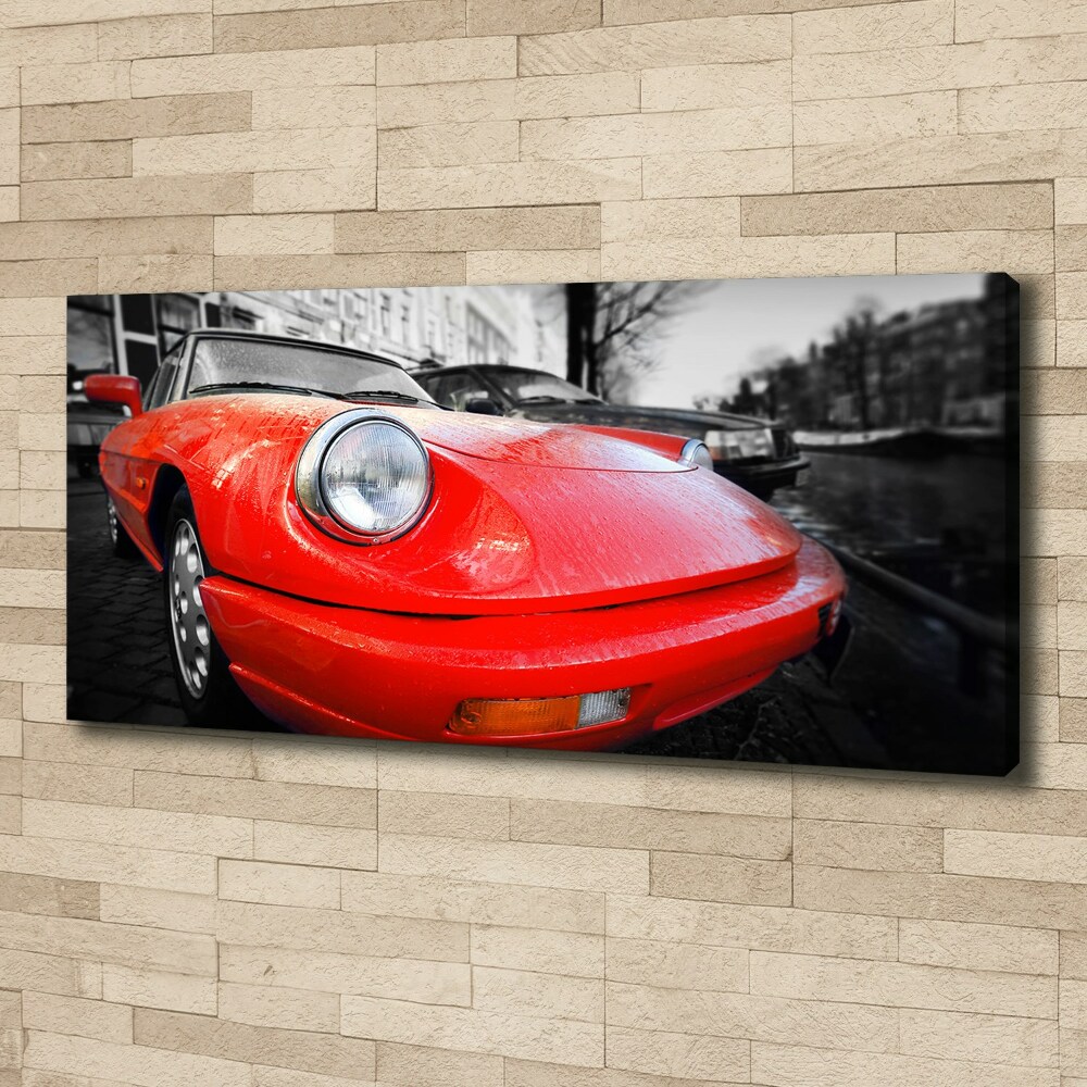 Canvas wall art Classic car