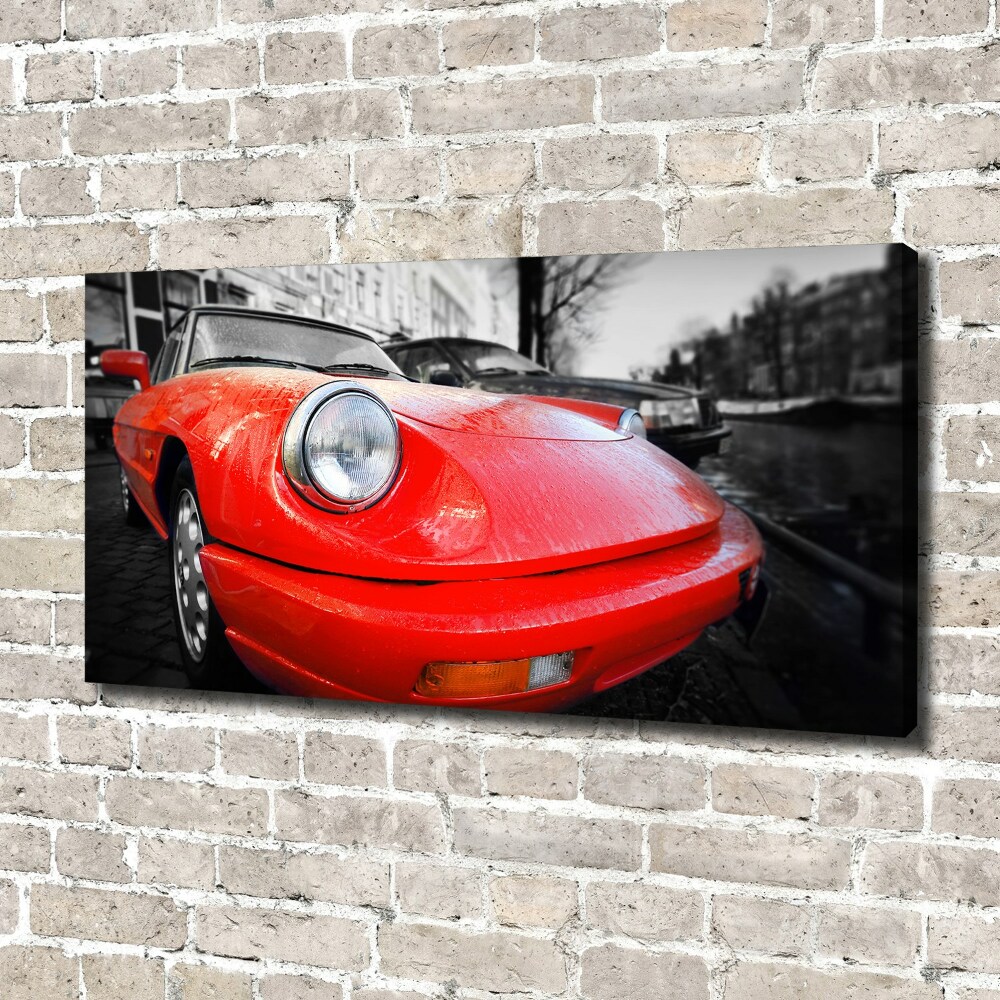 Canvas wall art Classic car