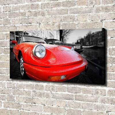 Canvas wall art Classic car