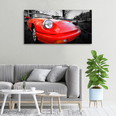 Canvas wall art Classic car