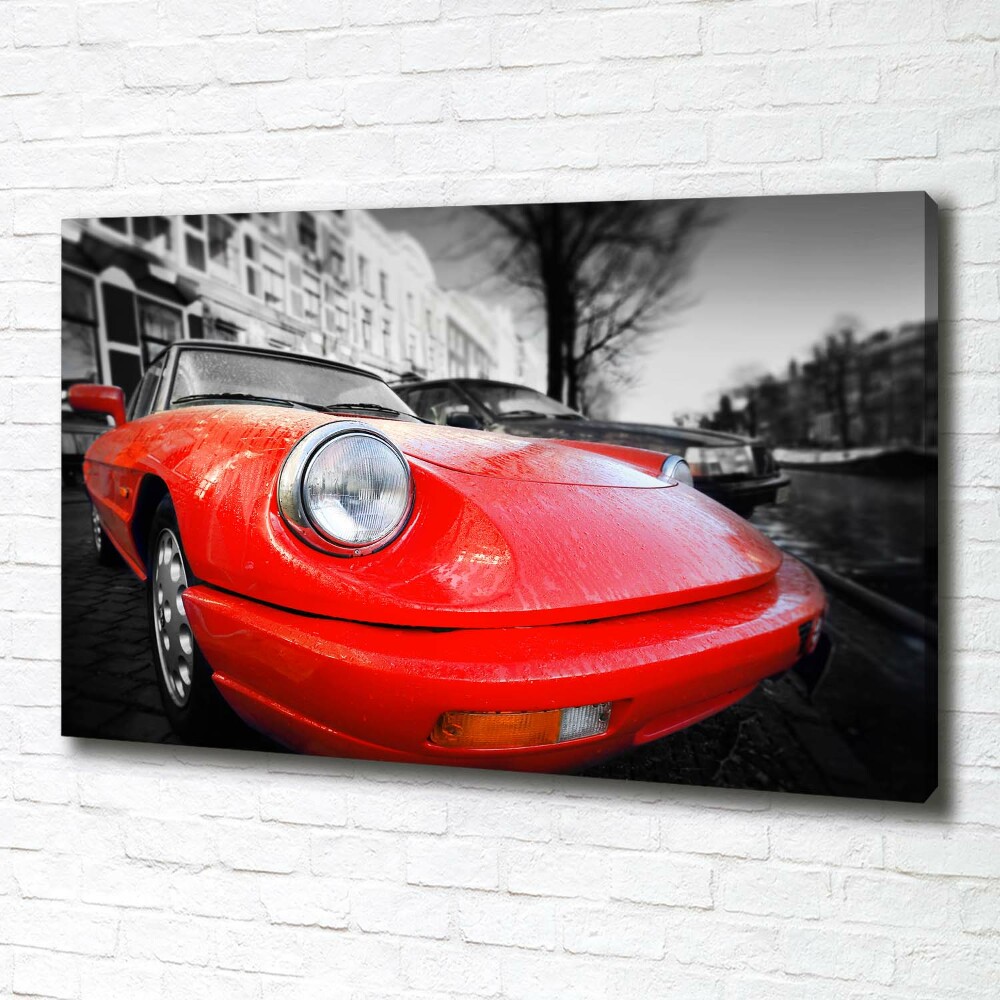 Canvas wall art Classic car