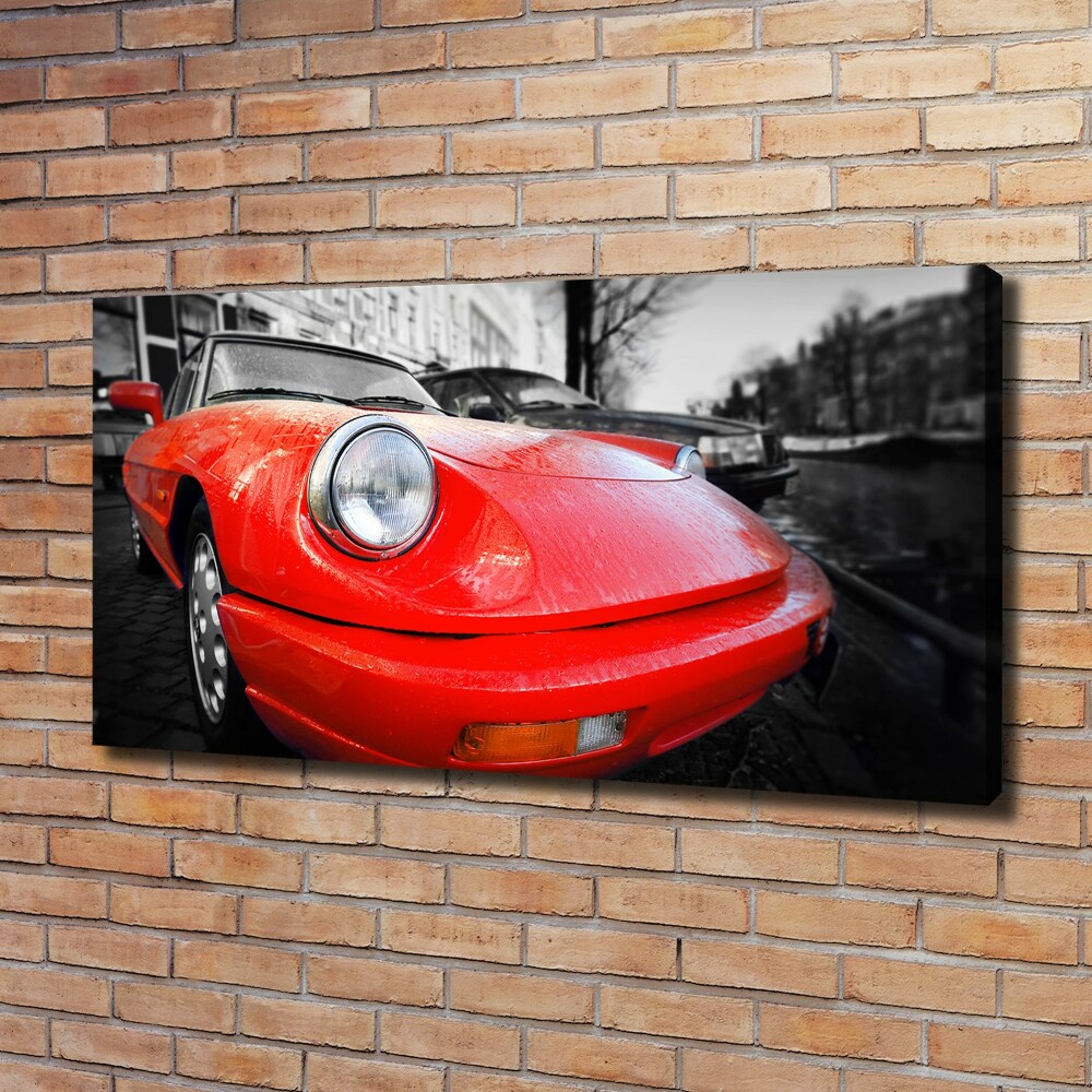 Canvas wall art Classic car