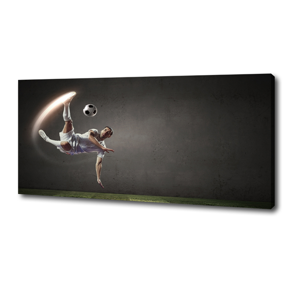 Canvas wall art Footballer