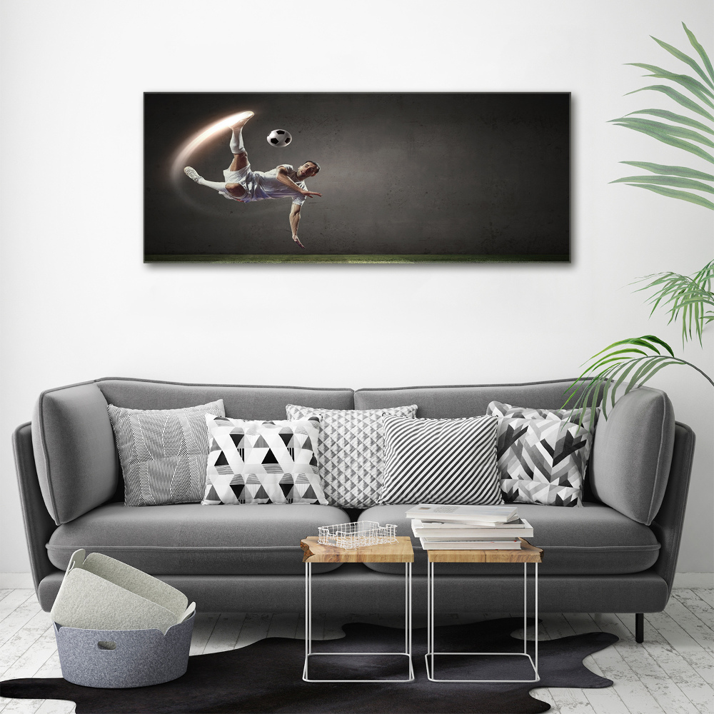 Canvas wall art Footballer