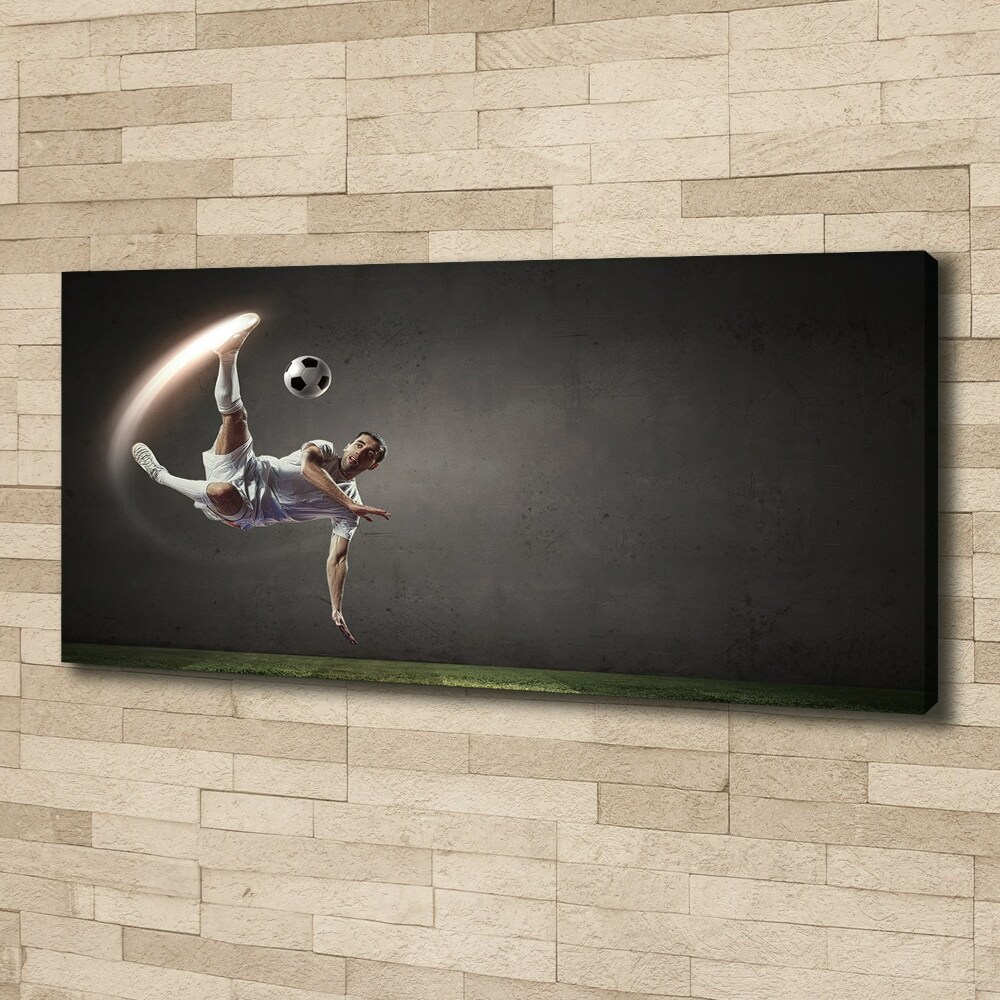 Canvas wall art Footballer