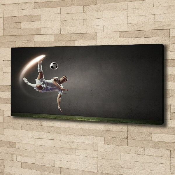 Canvas wall art Footballer