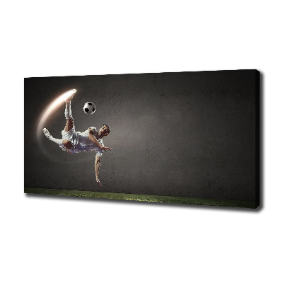 Canvas wall art Footballer