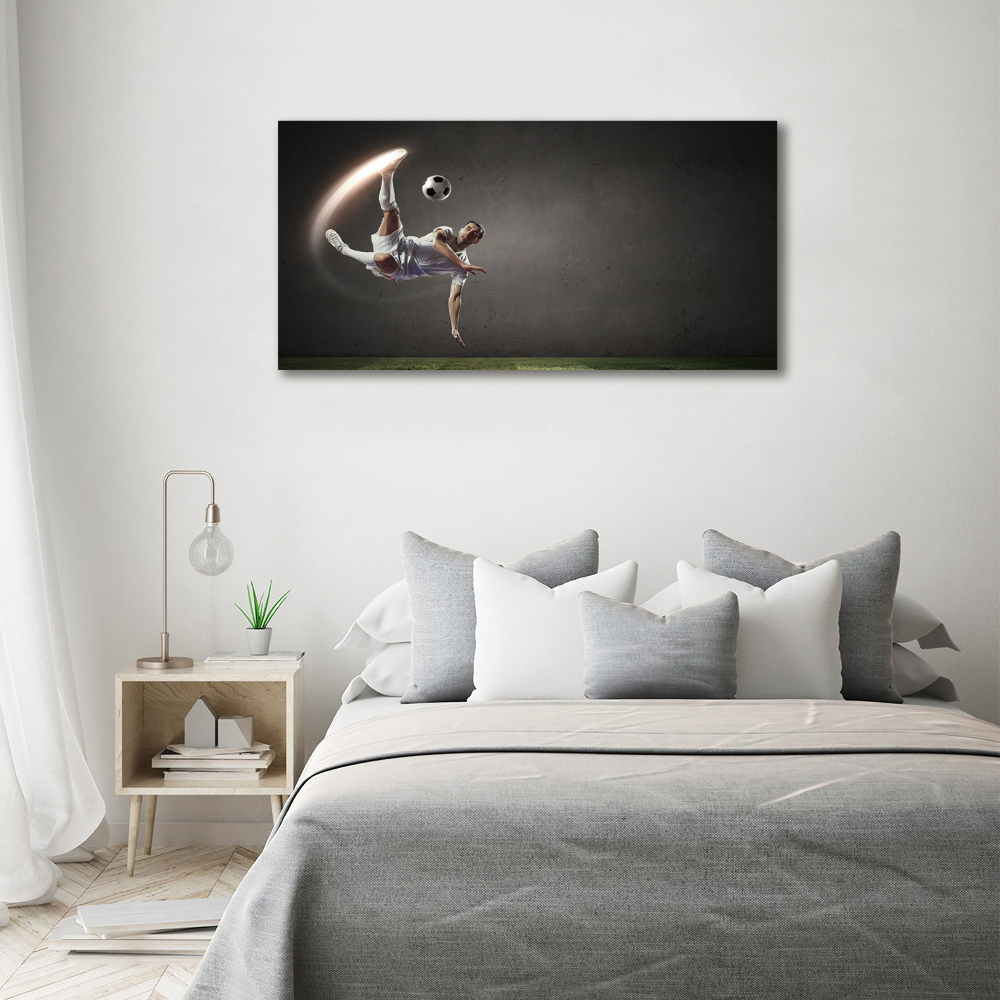 Canvas wall art Footballer