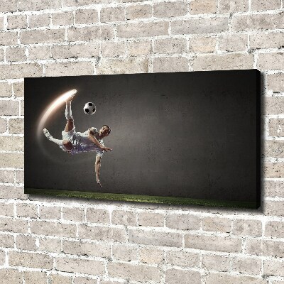 Canvas wall art Footballer