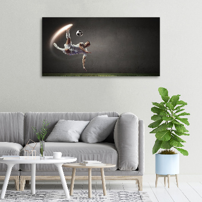 Canvas wall art Footballer