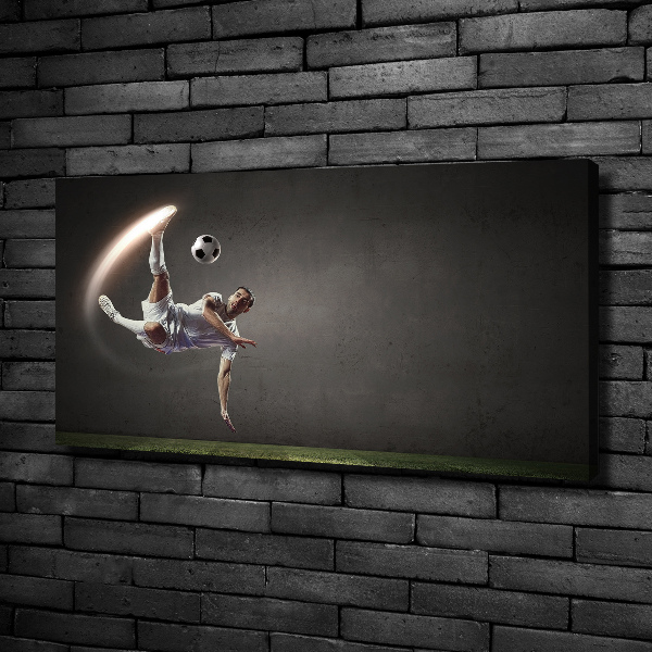 Canvas wall art Footballer