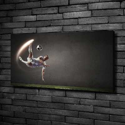 Canvas wall art Footballer